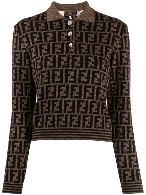 fendi zucca knit top|fendi online shopping.